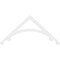 Ekena Millwork Pitch Legacy Architectural Grade PVC Gable Pediment, 60"W x 27 1/2"H x 1"P (11/12) GPP060X028X100LEG - alternate 4